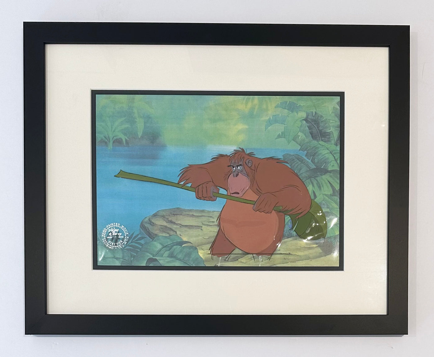 Original Walt Disney Production Cel from The Jungle Book featuring King Louie