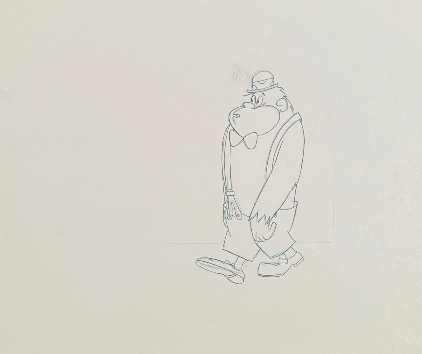 Original Hanna Barbera Production Drawing of Magilla Gorilla