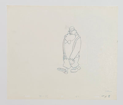 Original Hanna Barbera Production Drawing of Magilla Gorilla
