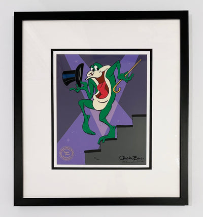 Original Warner Brothers Limited Edition Cel "Michigan J. Frog IV" Signed by Chuck Jones
