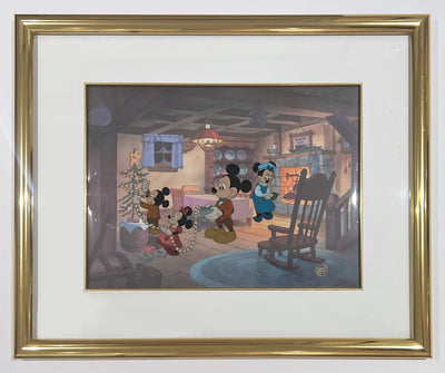 Set of Two Original Walt Disney Limited Edition Cels from Mickey's Christmas Carol