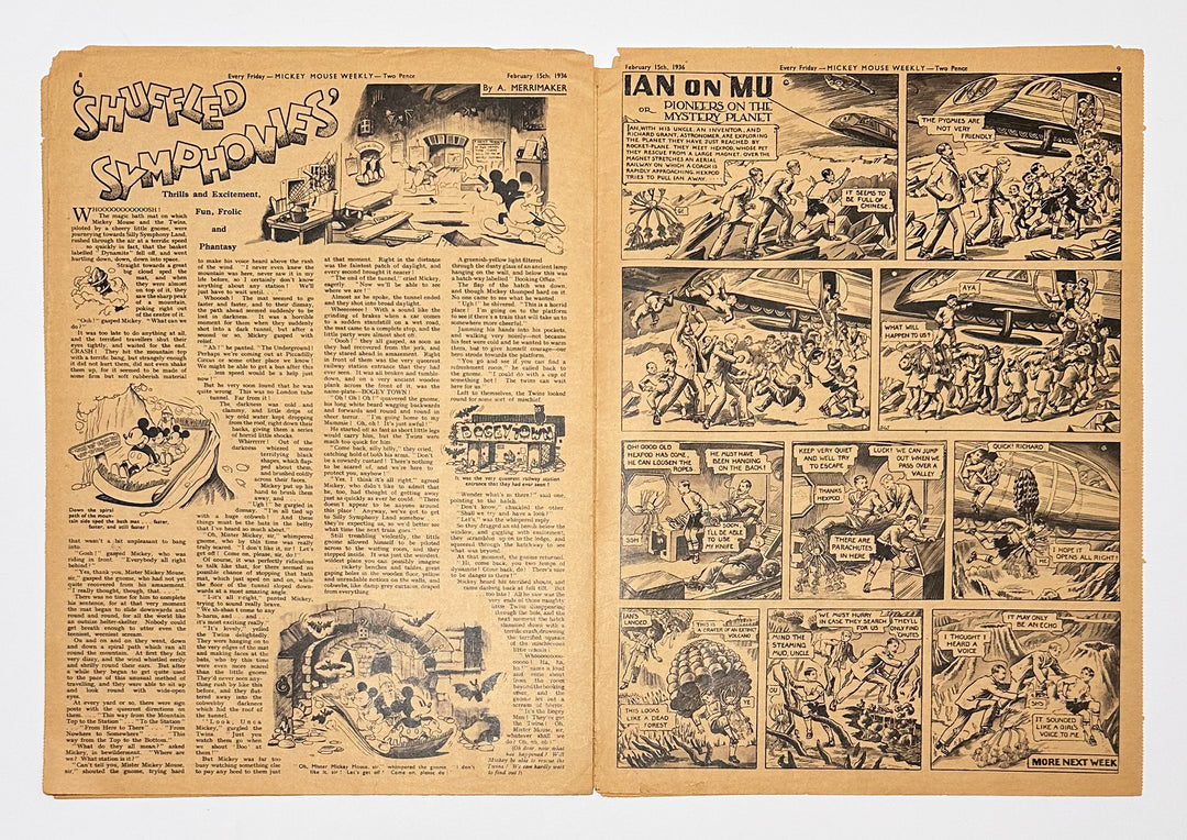 Original Mickey Mouse Weekly Vol. 1 No. 2 (February 15th
