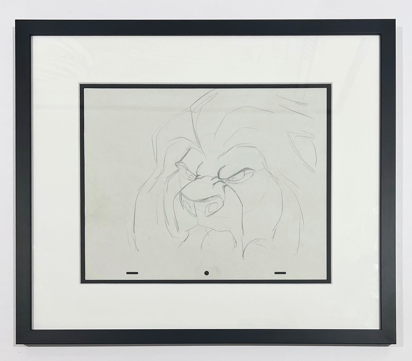 Original Walt Disney Production Drawing from The Lion King featuring Mufasa