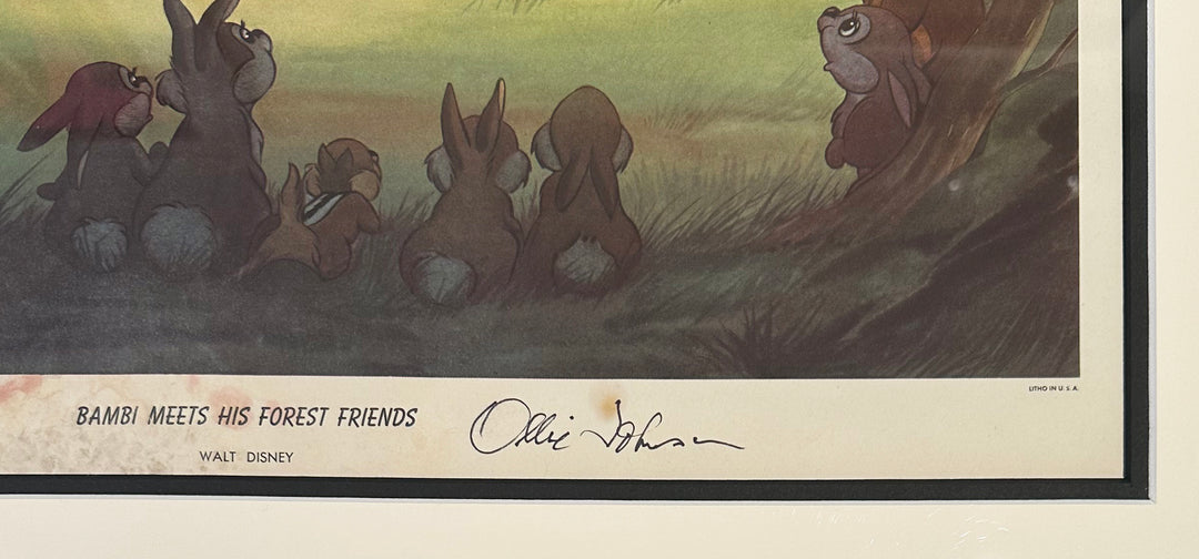 Original Walt Disney Lithograph 