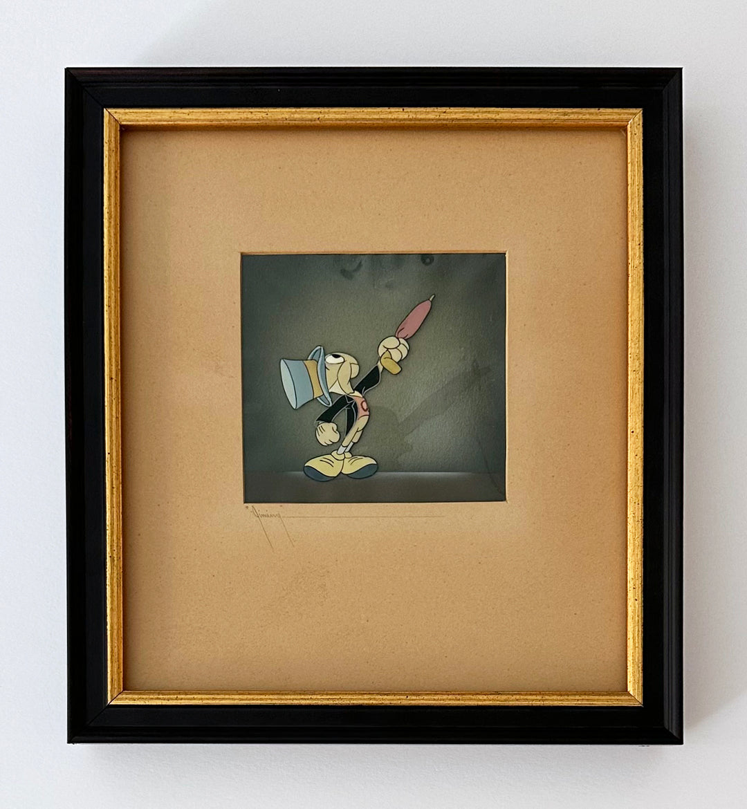 Original Walt Disney Production Cel on Courvoisier Background from