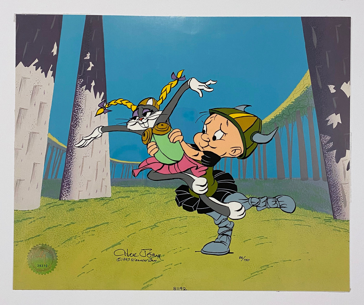 Original Warner Brothers Limited Edition Cel "Whats Opera, Doc? IV" Signed by Chuck Jones