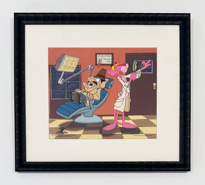 Original Limited Edition Sericel "Pink Panther Dentist"
