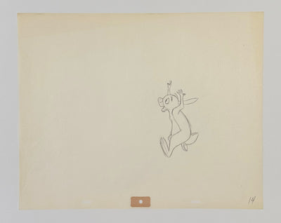 Original Walt Disney Production Drawing from Winnie the Pooh featuring Rabbit