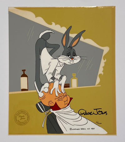 Original Warner Brothers Limited Edition Cel "Rabbit of Seville I" Signed by Chuck Jones