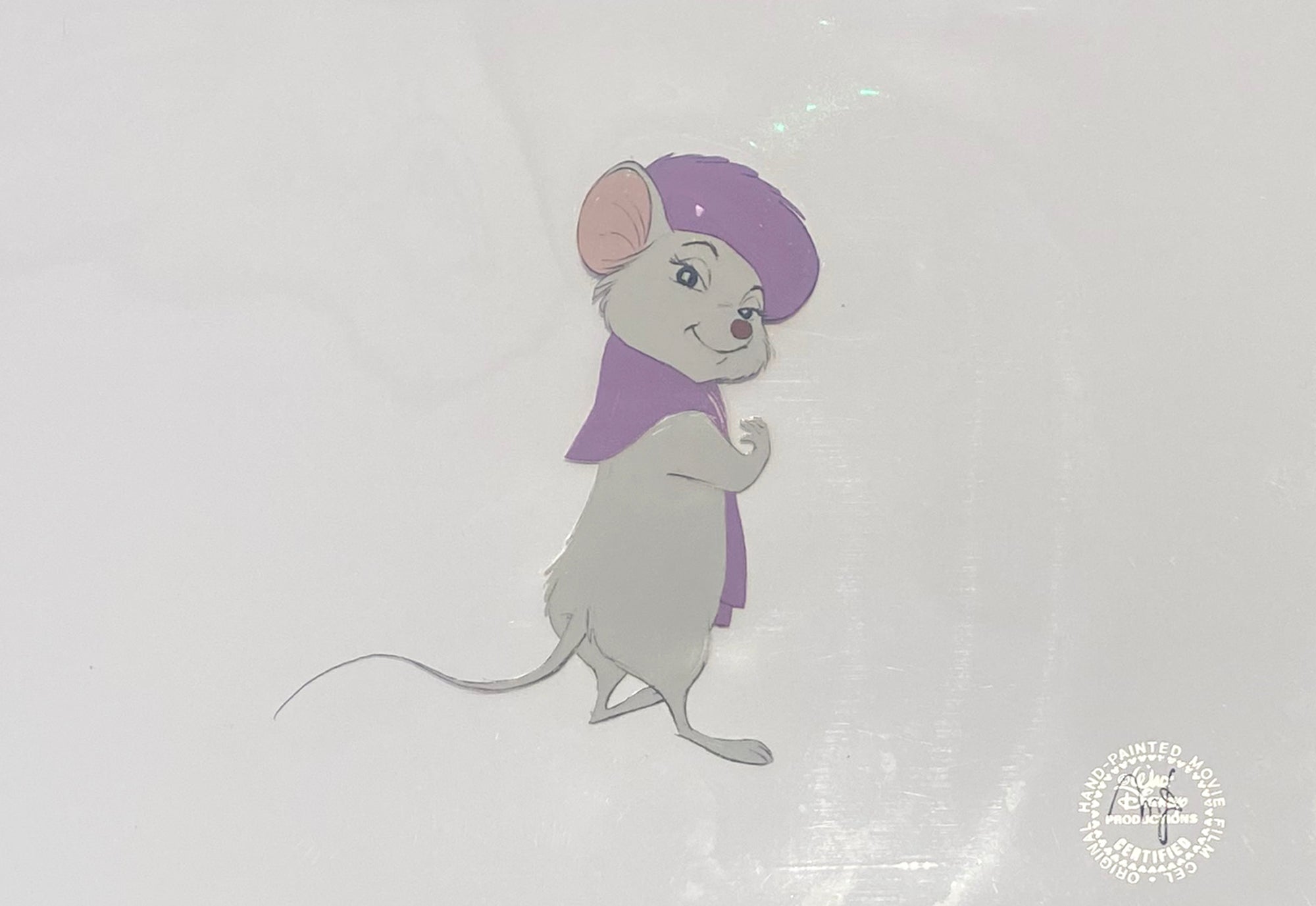 Original Walt Disney Production Cel from The Rescuers featuring Miss ...