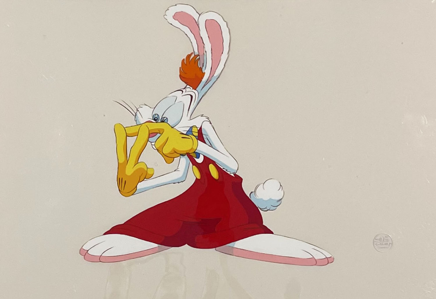 Original Walt Disney Production Cel featuring Roger Rabbit (1988 ...