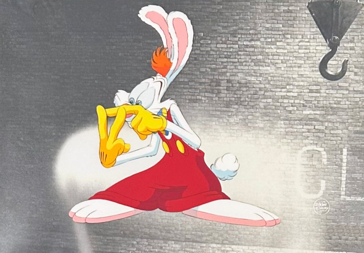 Original Walt Disney Production Cel featuring Roger Rabbit (1988 ...