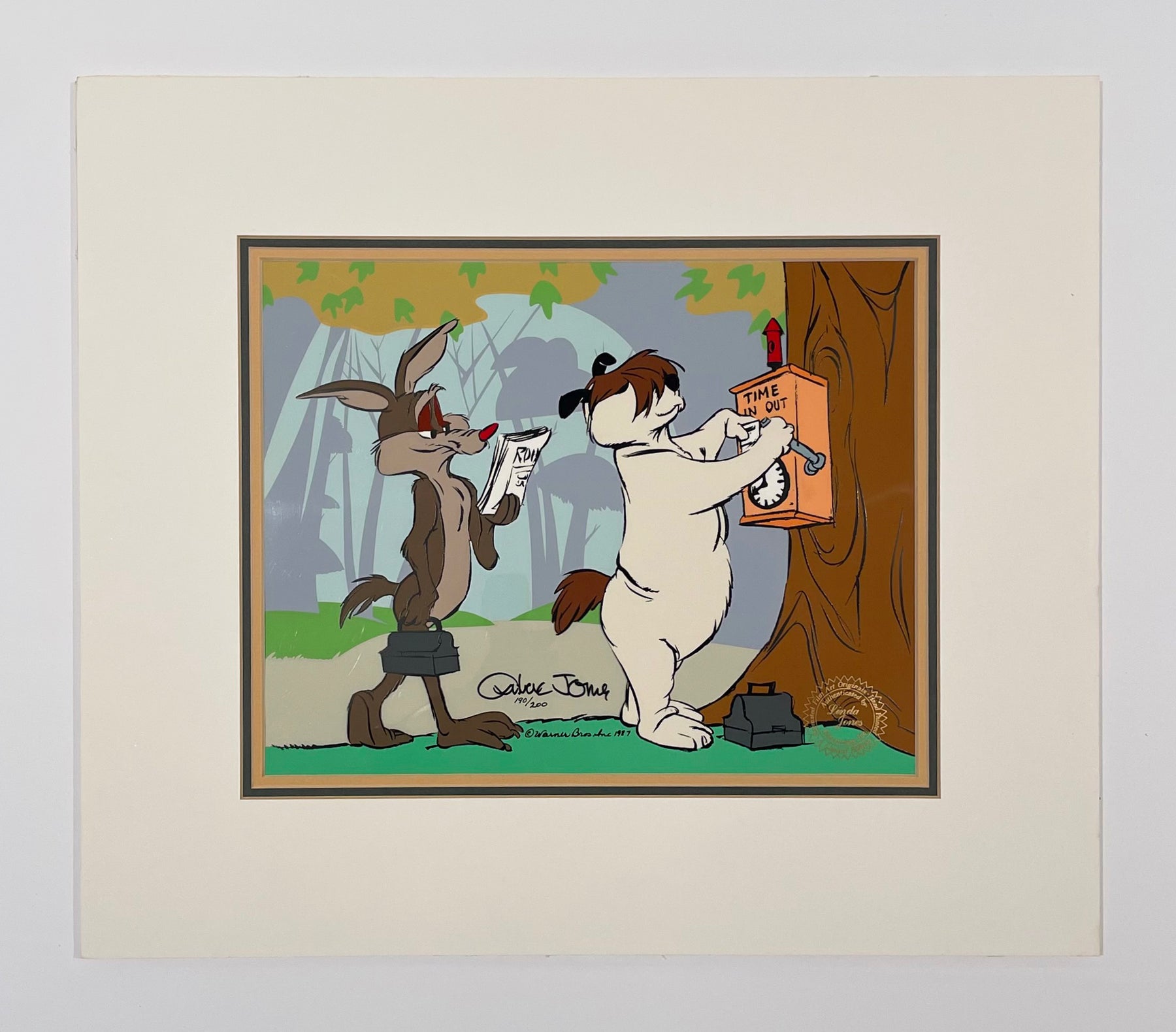 Hello Ralph Original Warner Brothers Limited Edition Cel