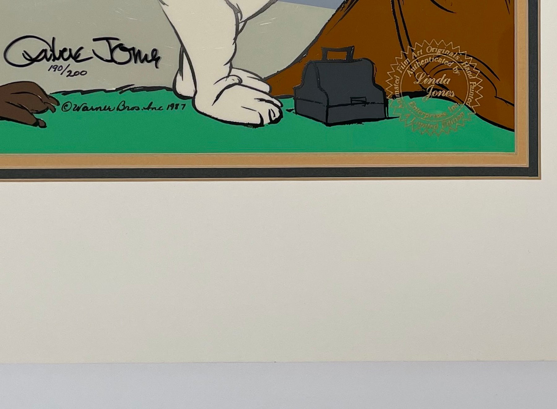 Hello Ralph Original Warner Brothers Limited Edition Cel