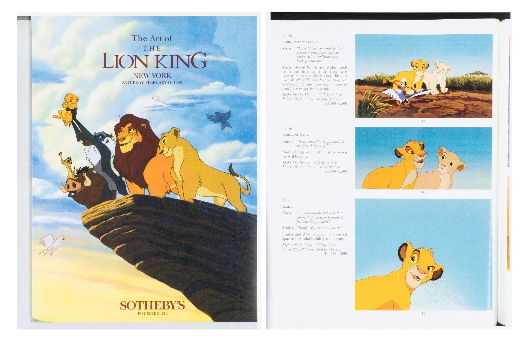 Original Walt Disney Presentation Cel on Production Background ...