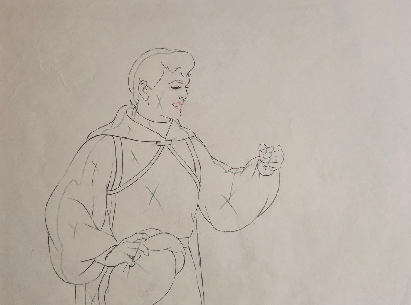 Original Walt Disney Set of 2 Production Drawings from Snow White and the Seven Dwarfs