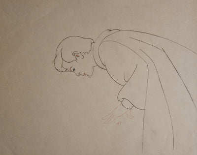 Original Walt Disney Set of 2 Production Drawings from Snow White and the Seven Dwarfs