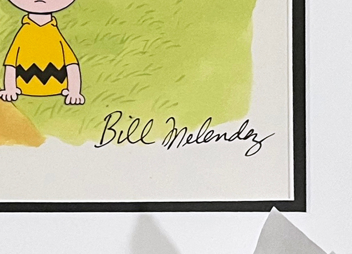 Original Peanuts Production Drawings with Cel featuring Charlie Brown and Lucy