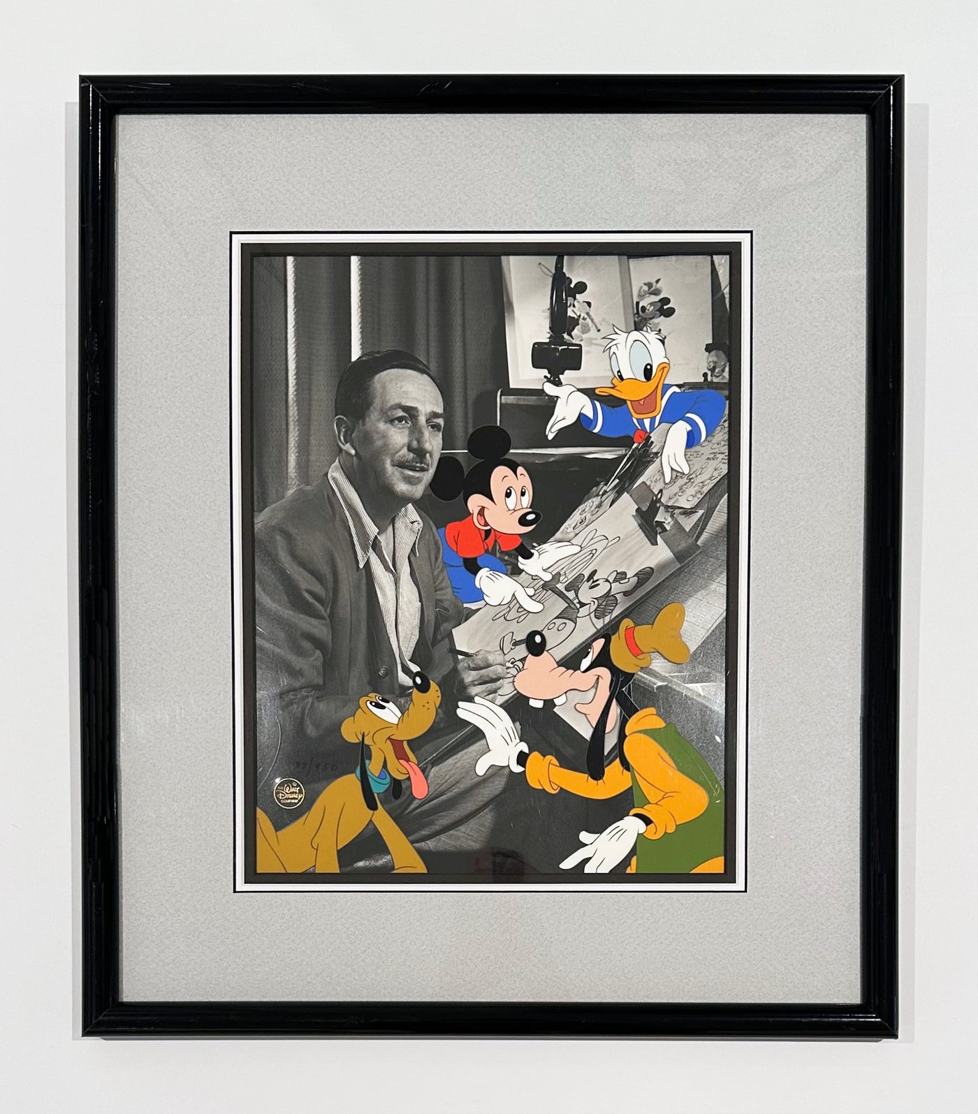 Original Walt Disney Limited Edition Cel "Walt's Drawing Board ...