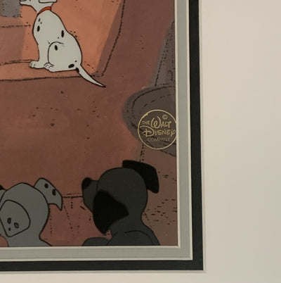 Original Walt Disney Limited Edition Cel "At the Piano" from One Hundred and One Dalmatians