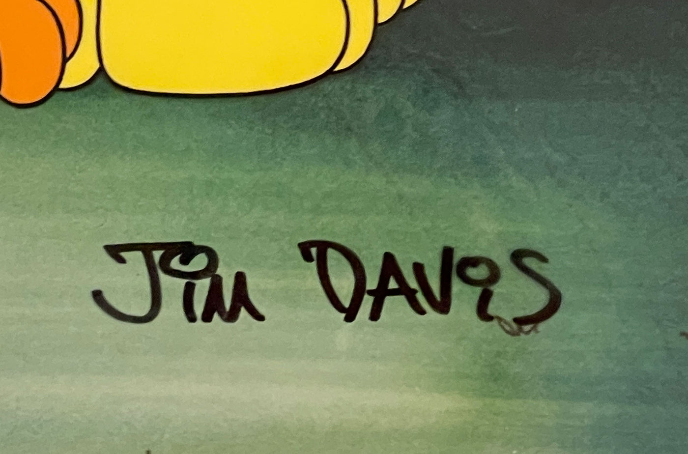 Paws INC Limited Edition Cel Featuring Garfield and Odie Signed by Jim Davis
