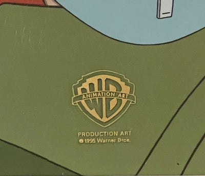 Original Warner Brothers Production Cel from Carrotblanca Featuring Bugs Bunny and Daffy Duck
