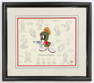 Warner Brothers Limited Edition Model Sheet: Marvin the Martian