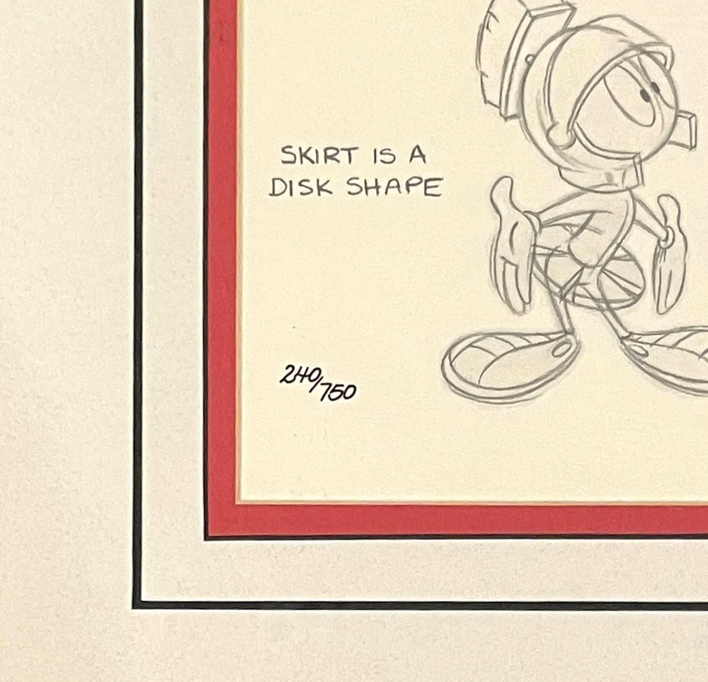 Warner Brothers Limited Edition Model Sheet: Marvin the Martian