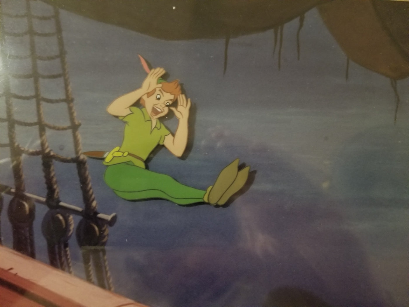 Original Walt Disney Production Cel featuring Peter Pan