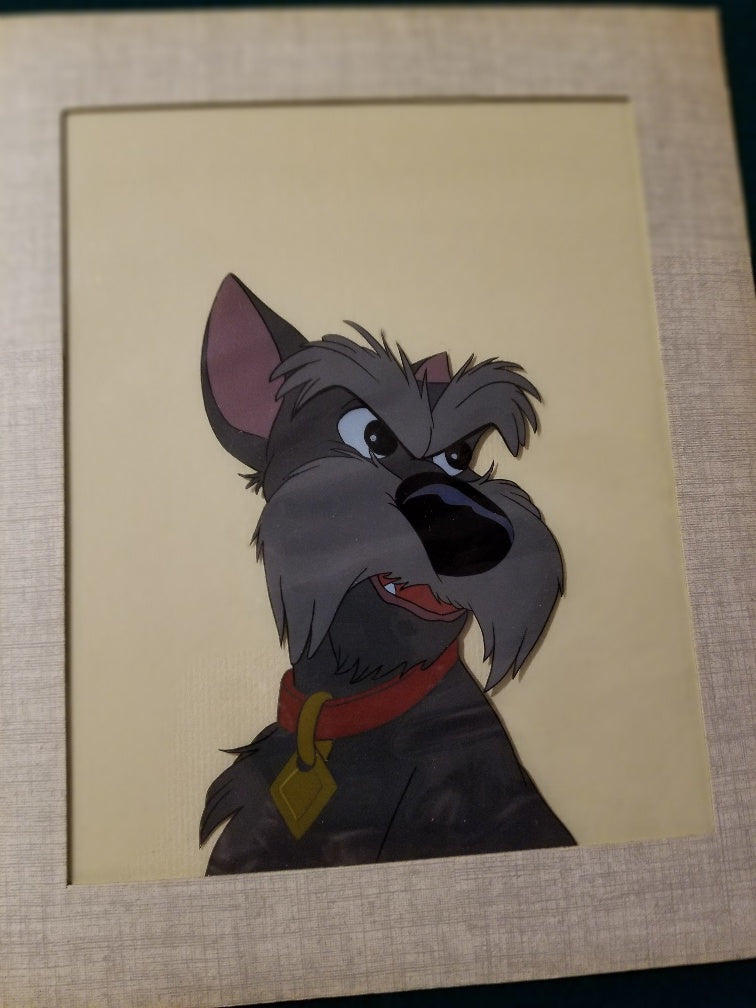 Original Walt Disney Production Cel from Lady and the Tramp featuring Jock