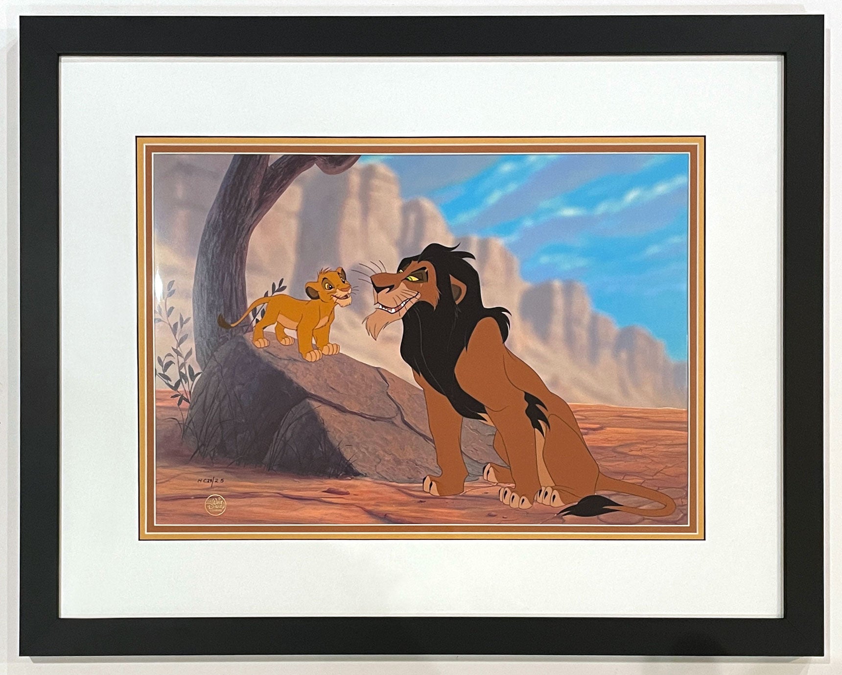 Original Walt Disney Limited Edition Cel, Evil Uncle (1994 ...