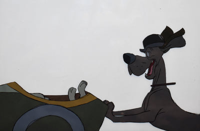 Original Walt Disney Production Cel from The Aristocats featuring Lafayette and Napoleon
