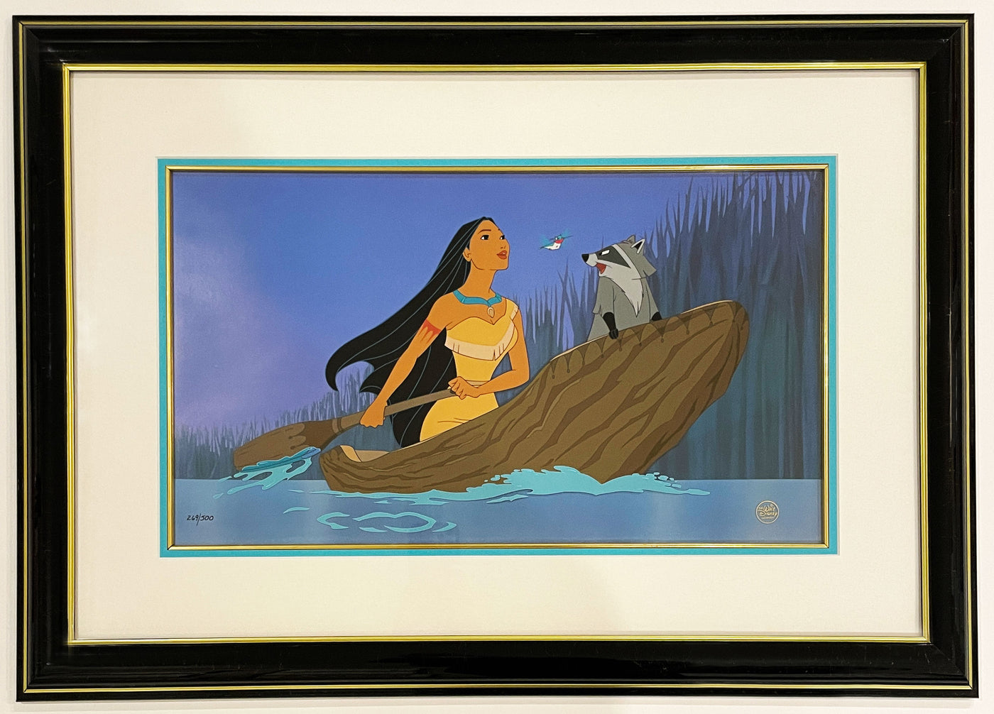 Original Walt Disney Limited Edition Cel from Pocahontas, Just Around the River Bend