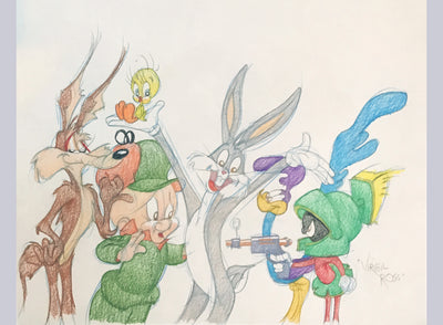 Warner Brothers Virgil Ross Animation Drawing