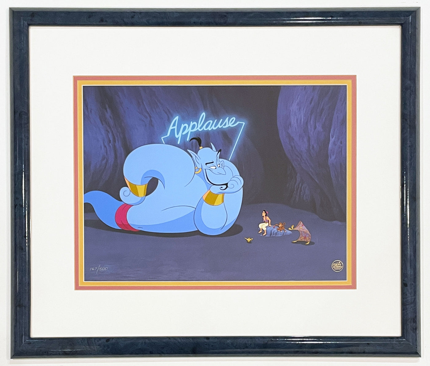 Original Walt Disney Limited Edition Cel Applause from Aladdin