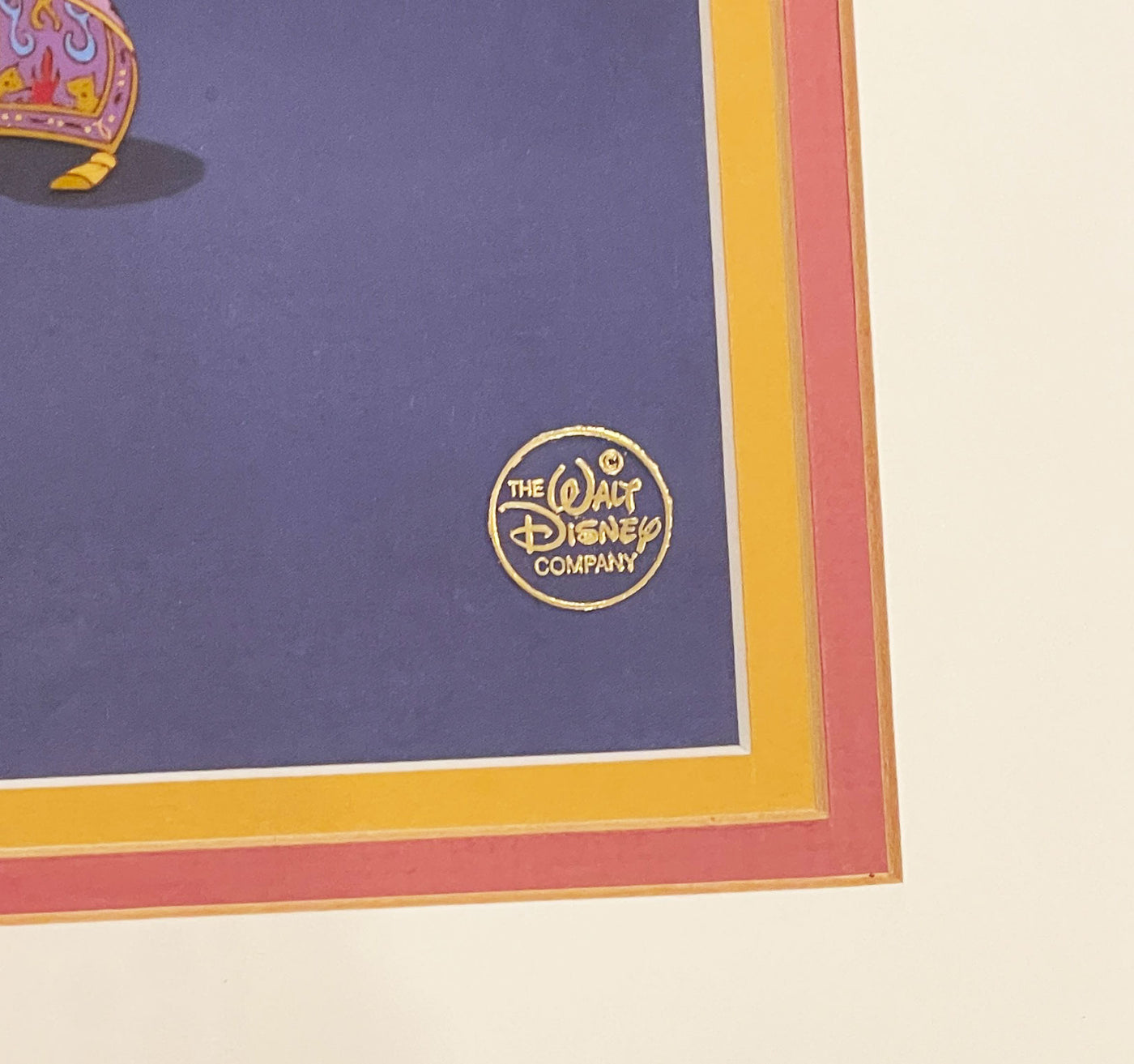 Original Walt Disney Limited Edition Cel Applause from Aladdin
