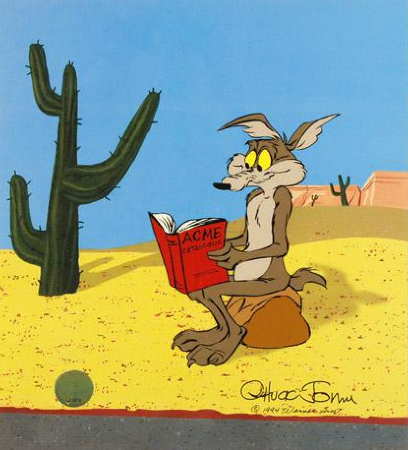 Warner Brothers Limited Edition Cel, Acme Catalog