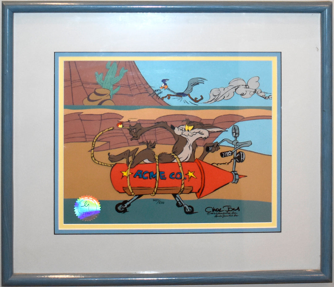 Warner Brothers Limited Edition Cel Acme Rocket (1992