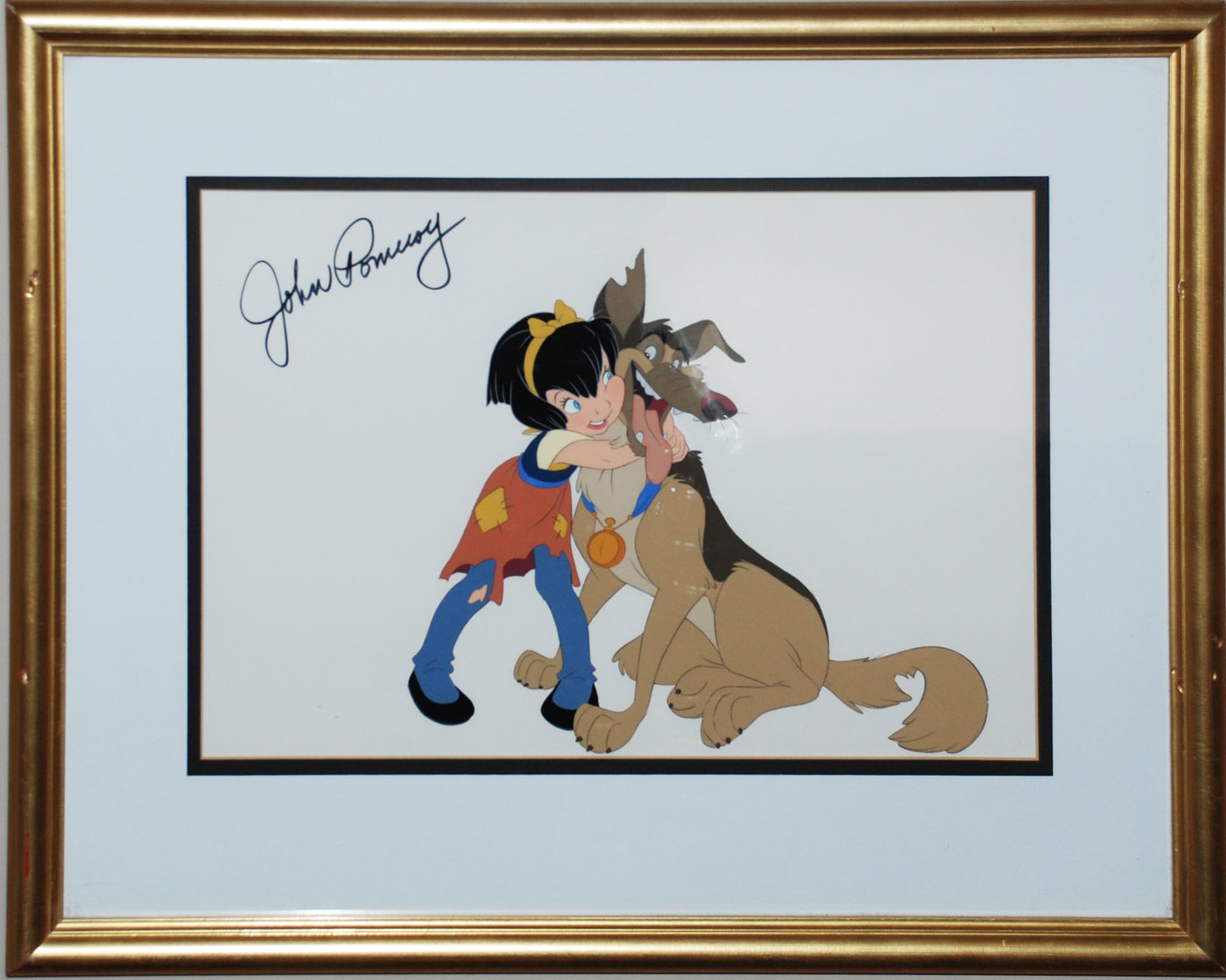 Production Cel from All Dogs Go To Heaven