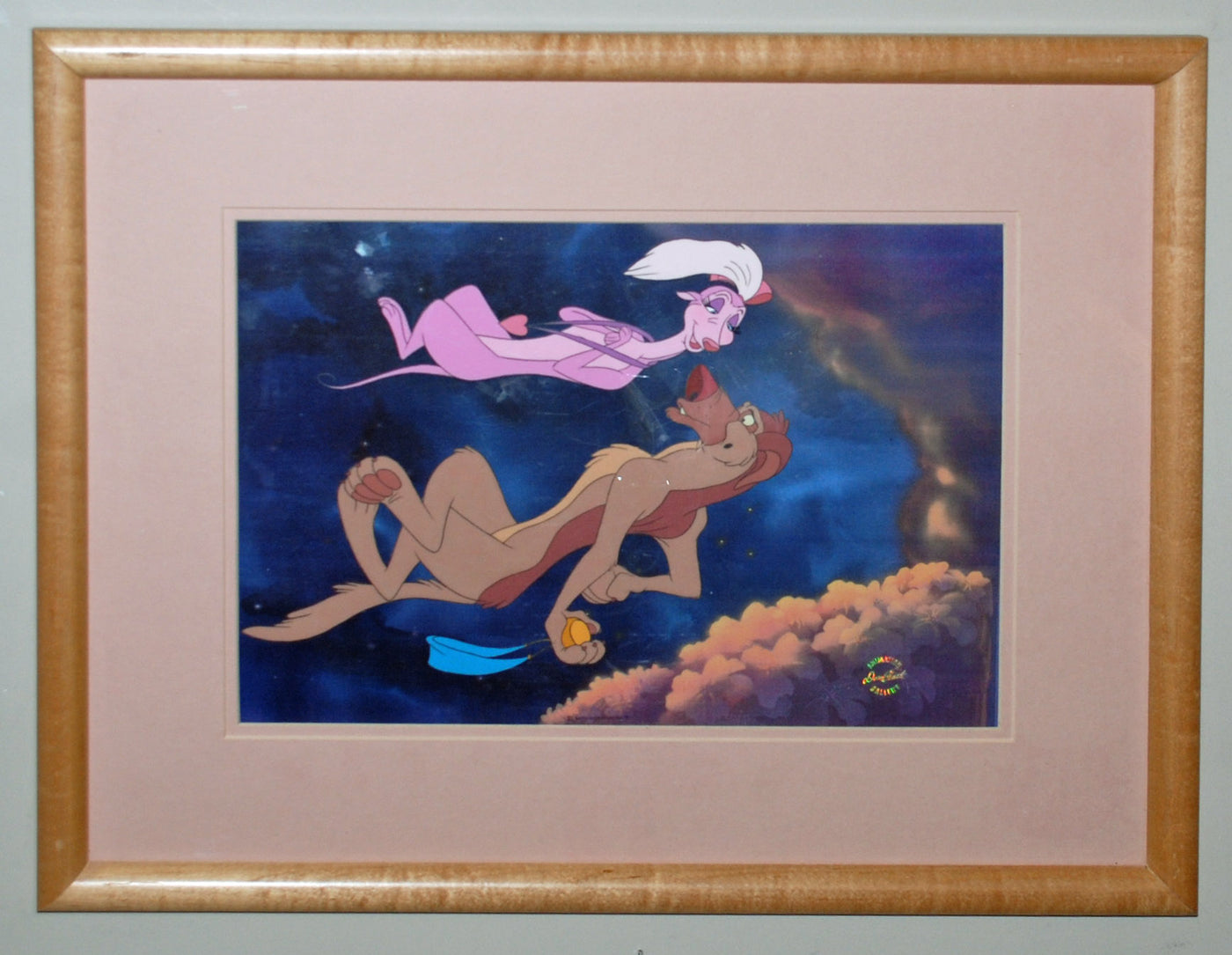 Production Cel from All Dogs Go To Heaven