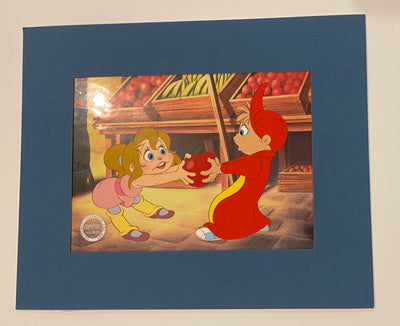 Original Bagdasarian Productions Production Cel of Alvin and Brittany from The Chipmunk Adventure
