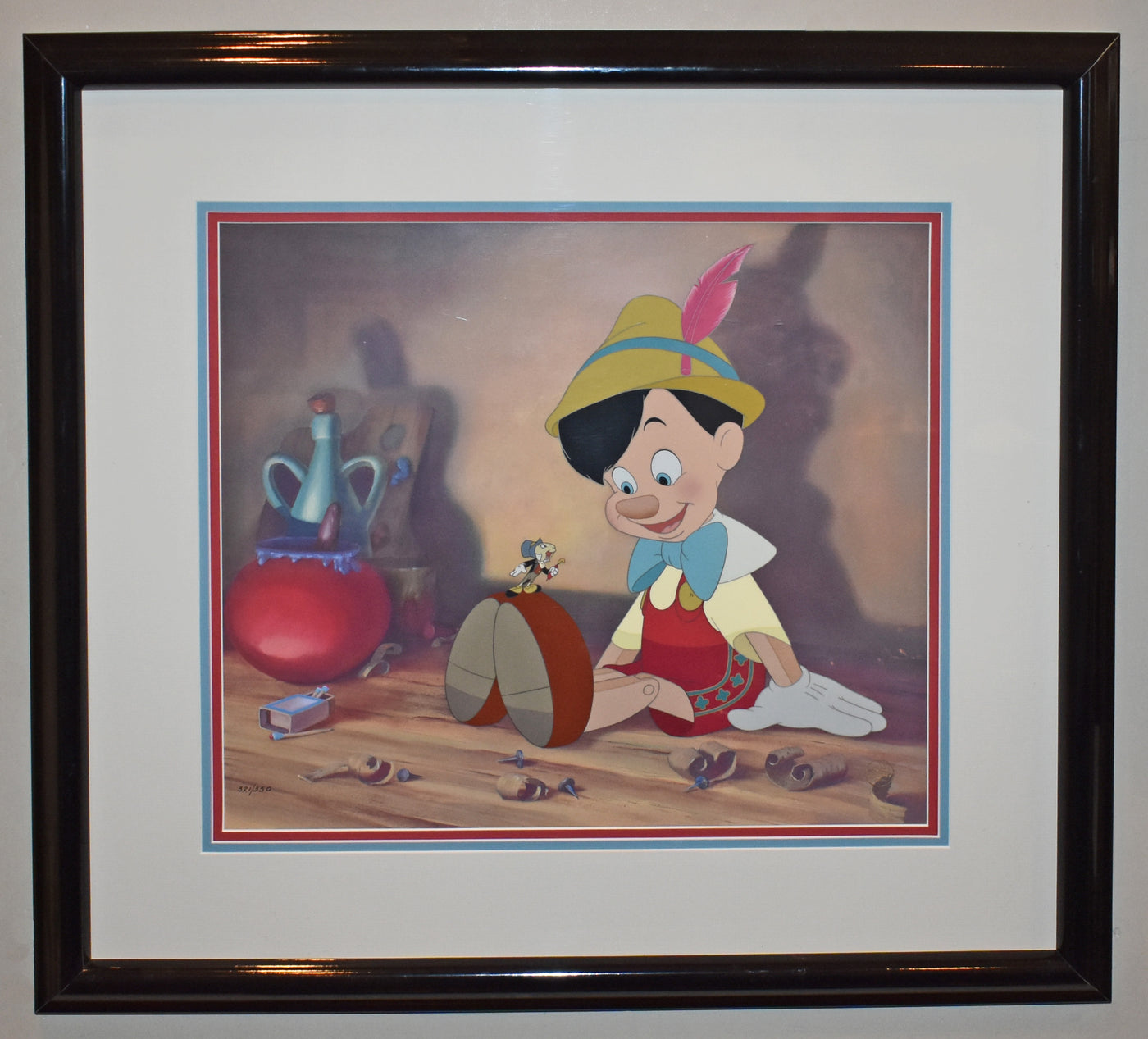Original Walt Disney Pinocchio Limited Edition Cel, Anytime You Need Me