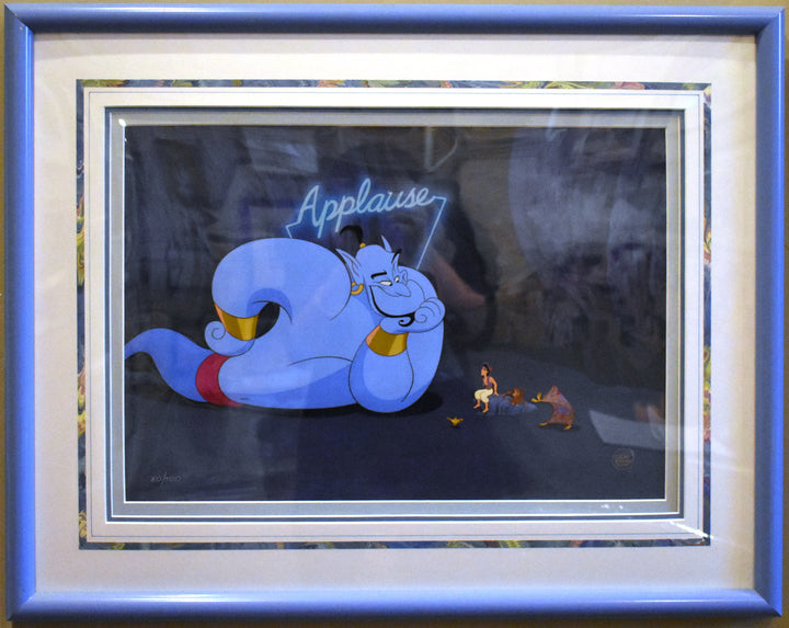Walt Disney Studios 1991 リトグラフ　アラジン Original Walt Disney Limited Edition Cel from Aladdin