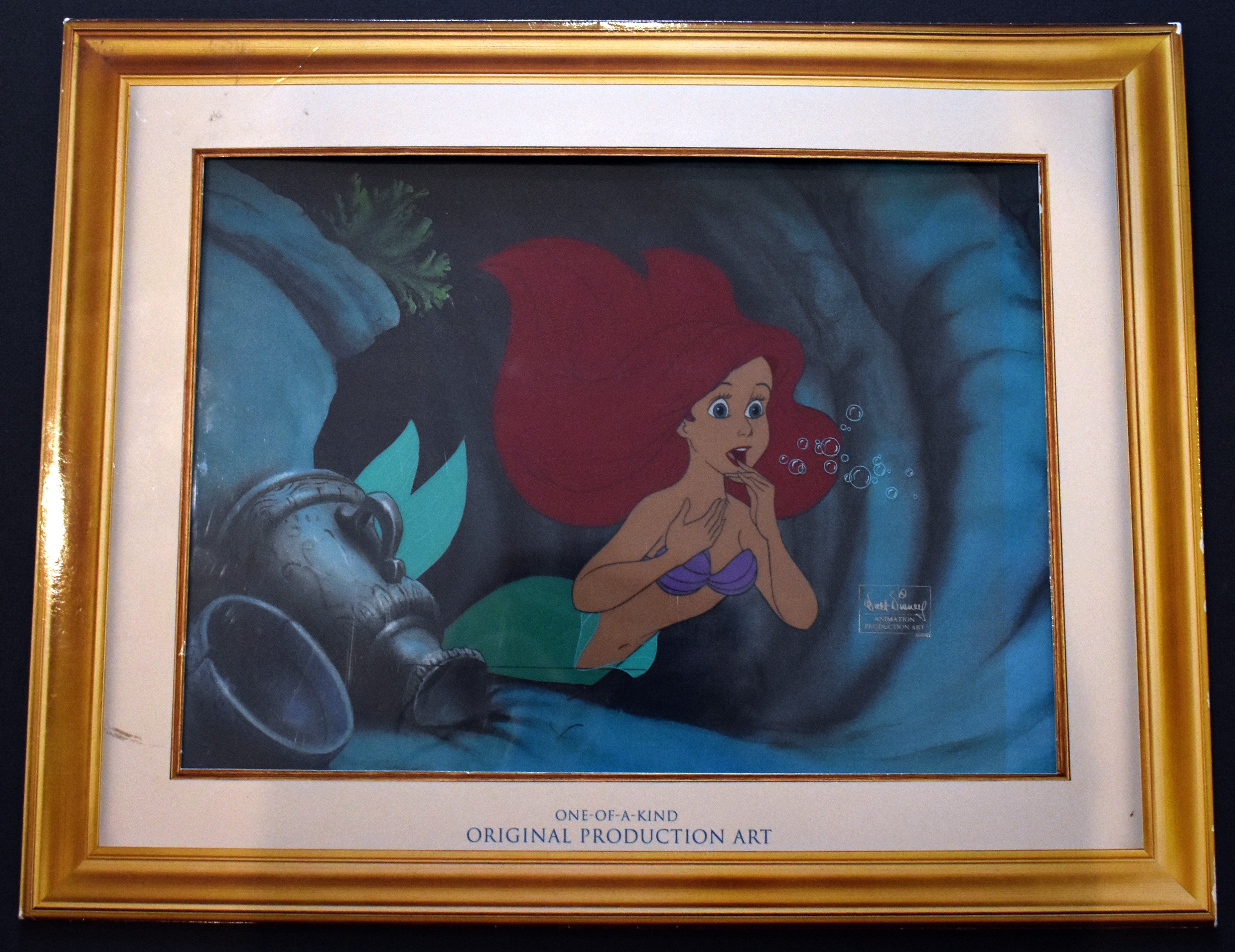 Original Walt Disney Production Cel from The Little Mermaid featuring ...