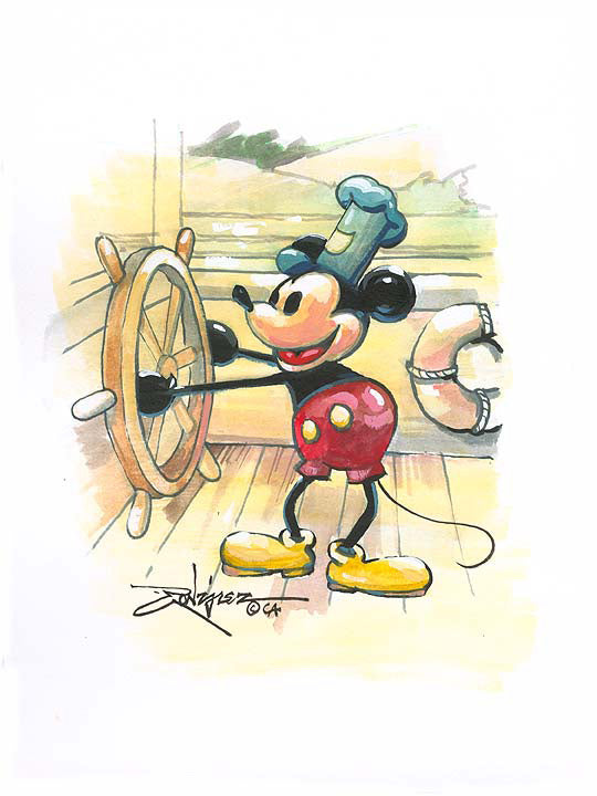 Walt Disney Fine Art by Rodel  Gonzalez