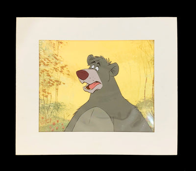 Original Walt Disney Production Cel from The Jungle Book featuring Baloo and Kaa
