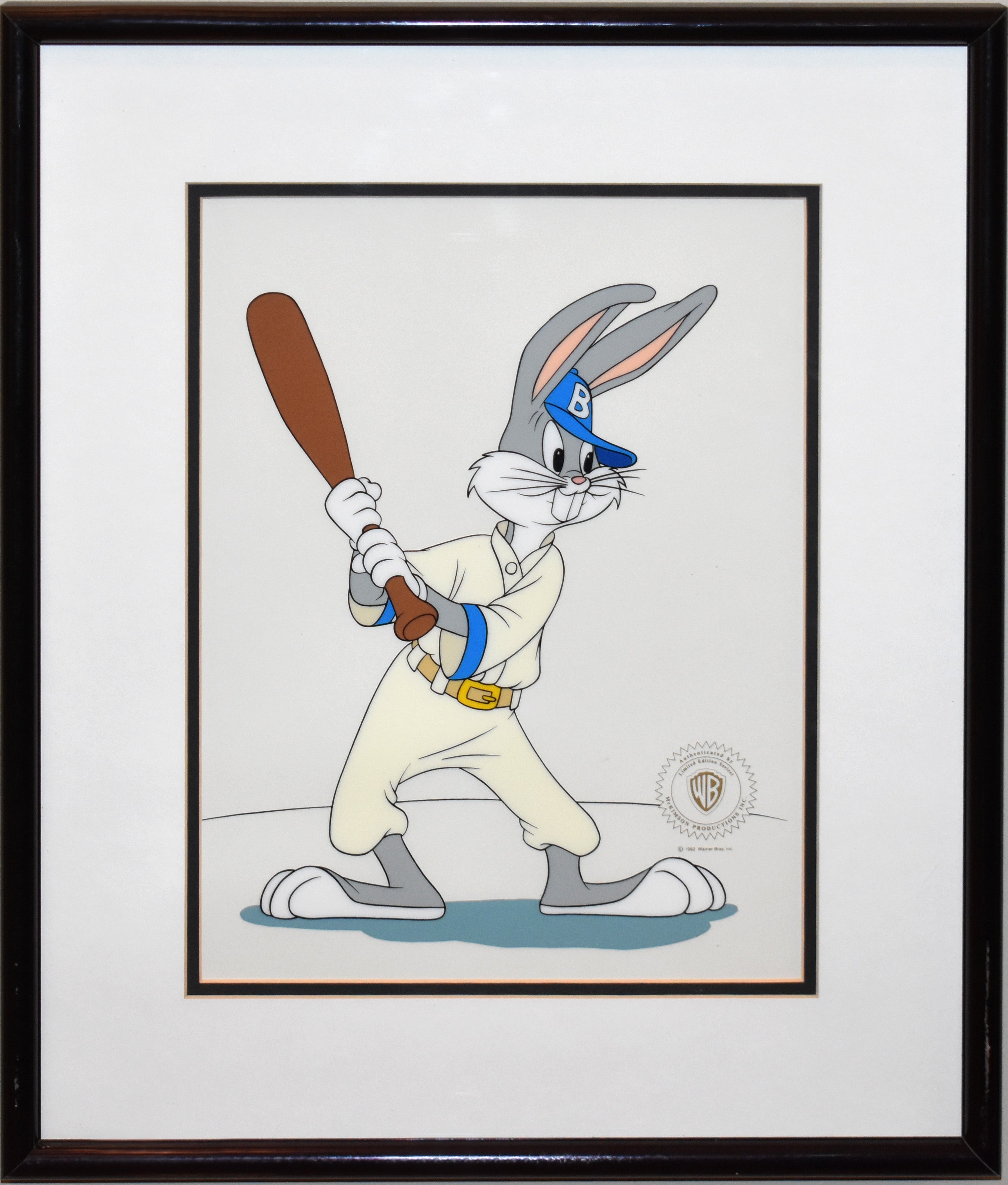 Bugs Bunny Baseball Bugs Limited Edition Sericel (Warner Brothers