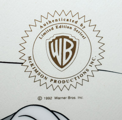 Original Warner Brothers/McKimson Productions Limited Edition Sericel, Baseball Bugs