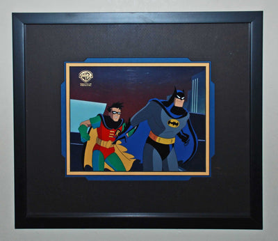 Original WB Production Cel from The Animated Series The Adventures of Batman and Robin "Showdown"