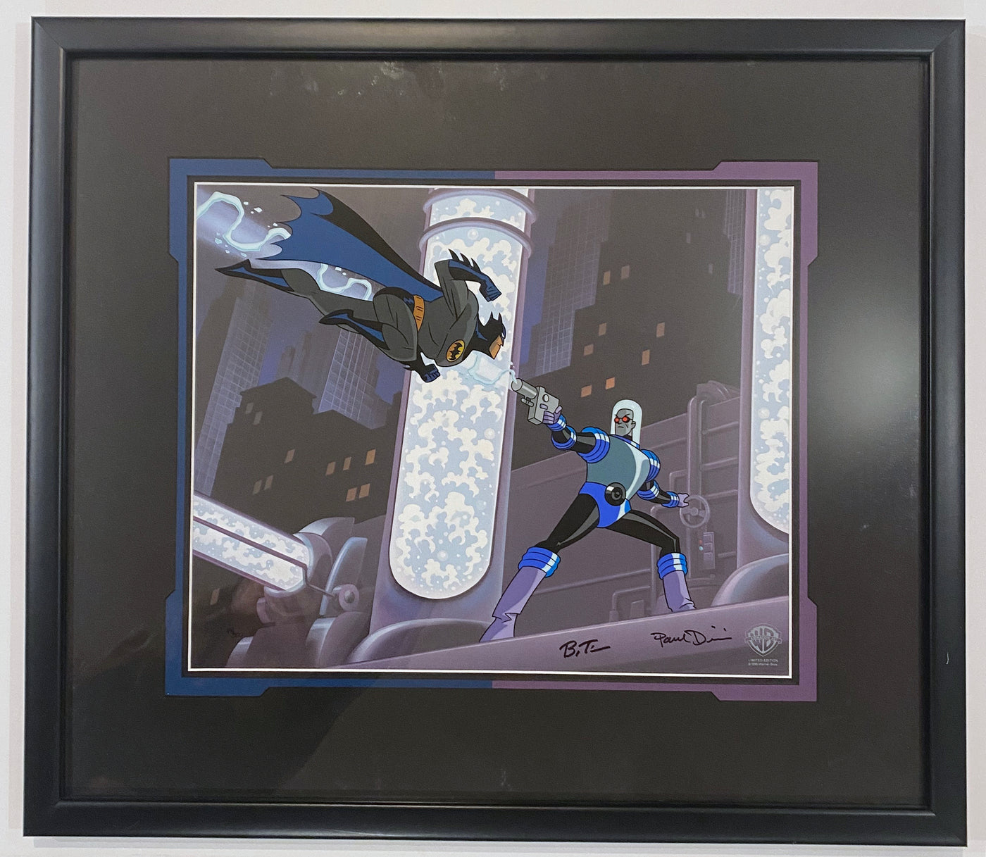 Original WB Production Cel from The Animated Series The Adventures of Batman and Mr. Freeze "Heart of Ice"